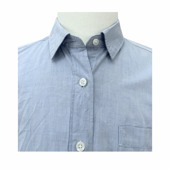 MUJI | Women’s Cotton Shirt – Light Blue – Size M - Picture 5 of 13